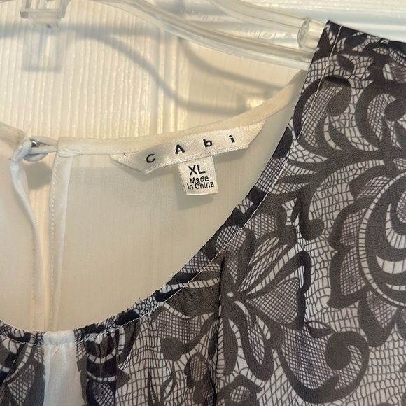 Cabi cream spotty design tank top - Picture 2 of 5